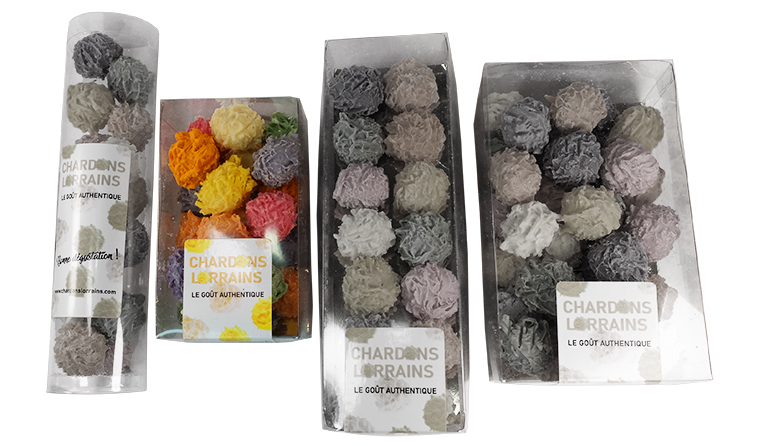 Petit coffret de chardons lorrains (21 chardons - 235g) - Chardons Lorrains  FR