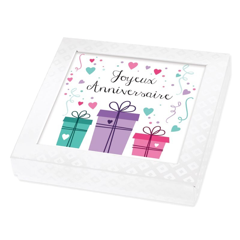 Coffret Cadeau Carte Joyeux Anniversaire